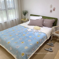 High Quality Microfiber Printed Flannel Printing Fleece Throw Blanket Sherpa